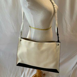 Rag & Bone Compass Leather Shoulder Bag White Multi NWT $395